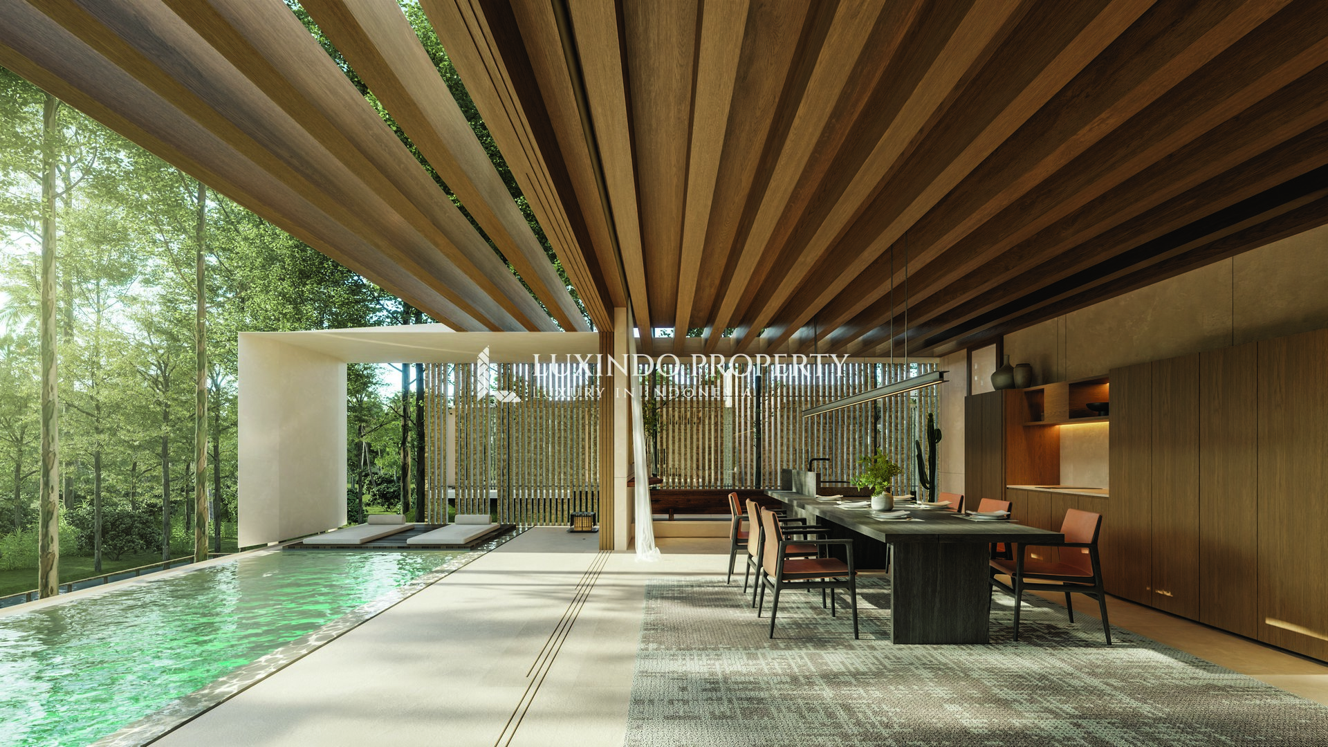 ECHO BEACH - MODERN 4 BEDROOM LUXURY VILLA WITH PRIVATE POOL IN CANGGU (LHV1036)